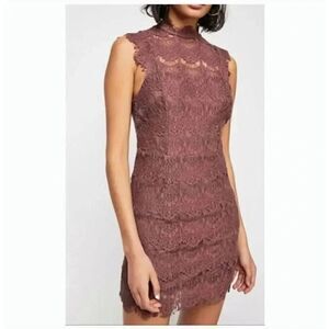 Free people daydream bodycon lacey dress size small